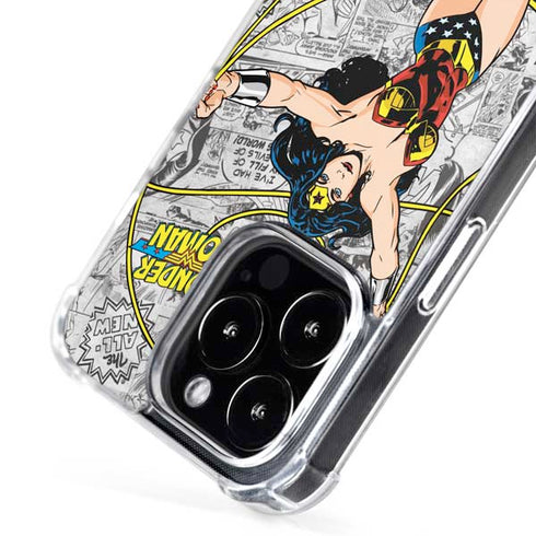 DC Comics Wonder Woman Classic Action Pose iPhone 16 Pro MagSafe Case